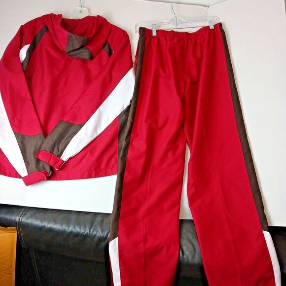 BCG Med 100% Polyester Red Pants & Jacket Outdoor. Hiking Boho, Y2K. - Picture 5 of 10